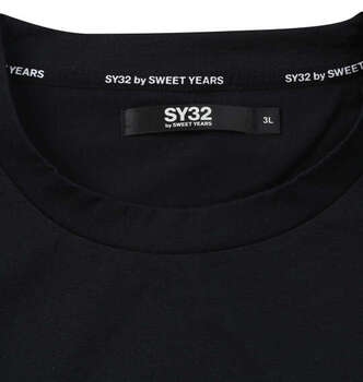 大きいサイズ SY32 by SWEET YEARS マルチロゴ長袖Tシャツ 3L 4L 5L 6L ブラック ラッピング可 送料無料 即日発送-3
