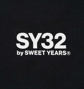 大きいサイズ SY32 by SWEET YEARS マルチロゴ長袖Tシャツ 3L 4L 5L 6L ブラック ラッピング可 送料無料 即日発送-4