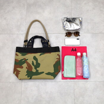 オリジナルテープxダブルハンドル トートバッグ A4収納可能 2026新作 COOCO 送料無料 即日発送-11