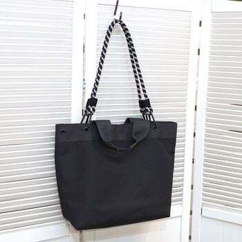 オリジナルテープxダブルハンドル トートバッグ A4収納可能 2026新作 COOCO 送料無料 即日発送-12