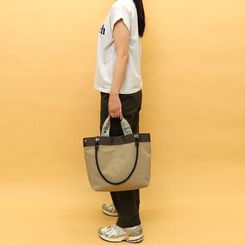 オリジナルテープxダブルハンドル トートバッグ A4収納可能 2026新作 COOCO 送料無料 即日発送-18