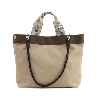 オリジナルテープxダブルハンドル トートバッグ A4収納可能 2026新作 COOCO 送料無料 即日発送-1