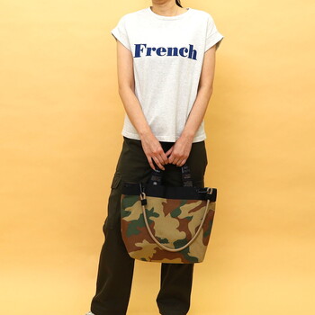 オリジナルテープxダブルハンドル トートバッグ A4収納可能 2026新作 COOCO 送料無料 即日発送-21