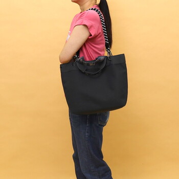 オリジナルテープxダブルハンドル トートバッグ A4収納可能 2026新作 COOCO 送料無料 即日発送-22