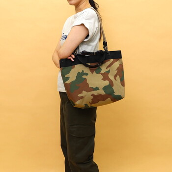 オリジナルテープxダブルハンドル トートバッグ A4収納可能 2026新作 COOCO 送料無料 即日発送-26