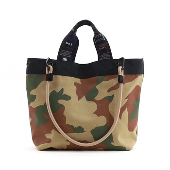 オリジナルテープxダブルハンドル トートバッグ A4収納可能 2026新作 COOCO 送料無料 即日発送-4