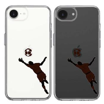 iPhone16e ケース クリア サッカー スーパーセーブ スマホケース 側面ソフト 背面ハード ハイブリッド  送料無料-1