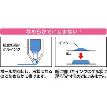 三菱 ピュアモルト ゲルインクボールペン UMN 515.22箱付 ダークブラウン 5個セット 送料無料-2