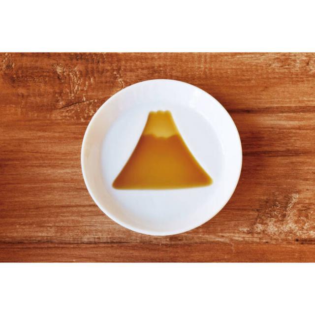 国産シルエットしょうゆ皿1P 290612 富士山 5個セット 送料無料-1