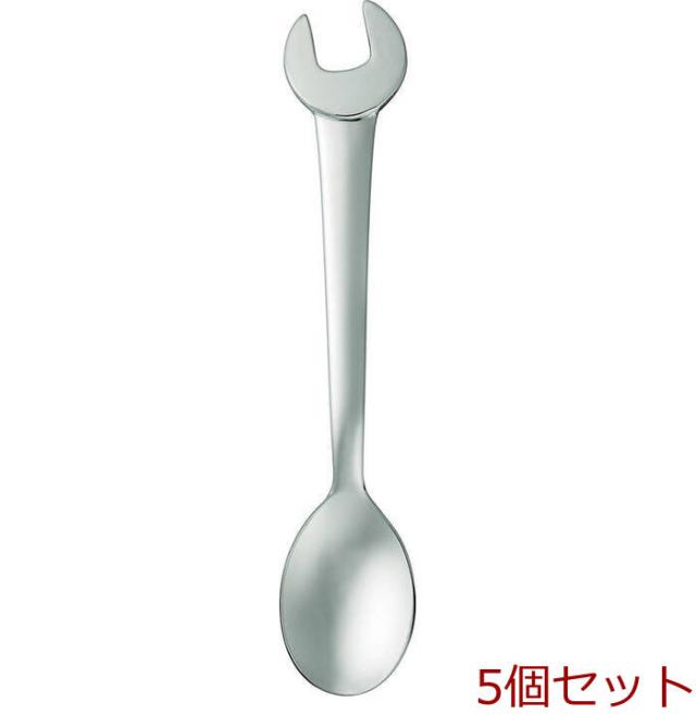 スパナコーヒースプーン SPN 02M 5個セット 送料無料-0
