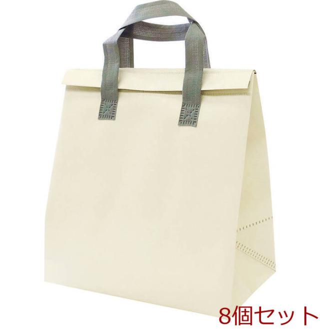 ライトクーラーバッグM 90394270 アイボリー 8個セット 送料無料-0