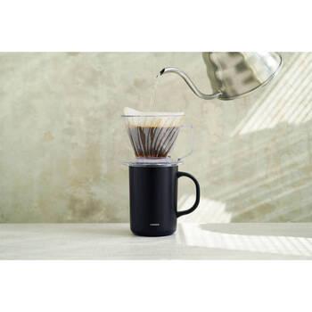 ハリオ セラミックコーティング 真空二重保温マグ 470mL CMG 470 B ブラック ギフト対応可 送料無料-1