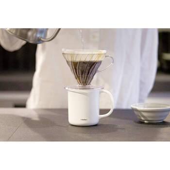 ハリオ セラミックコーティング 真空二重保温マグ 350mL CMG 350 B ブラック ギフト対応可 送料無料-1