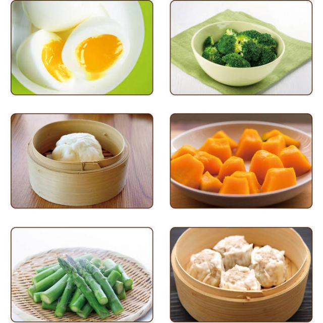 ゆでたまご名人&かんたん蒸し器 1段 SE 001 ギフト対応可 送料無料-1