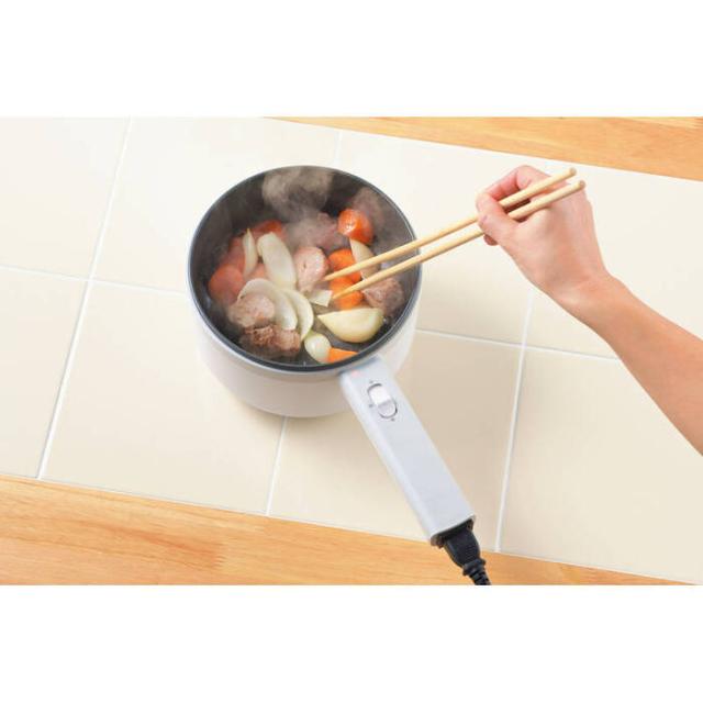 エレットモノ 蒸し器兼用電気片手鍋18cm ET 113 ギフト対応可 送料無料-2