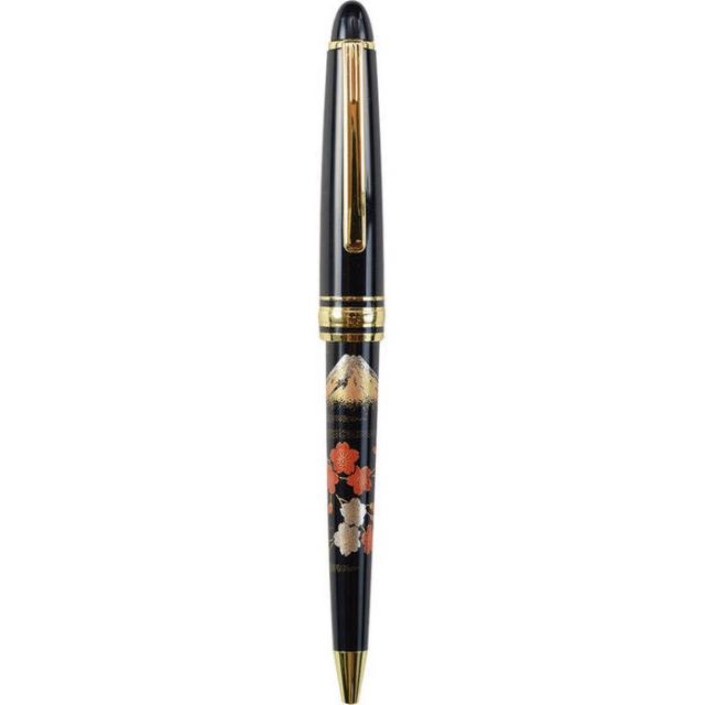 高級蒔絵ボールペンペア 富士 鶴 木箱入 1413 ギフト対応可 送料無料-2