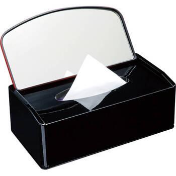 紀州塗 吉兆鶴 鏡付一段ティッシュボックス 0002037 ギフト対応可 送料無料-1