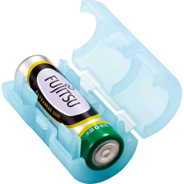 単3が単2になる電池アダプター2個 ADC 320BL 8セット 送料無料-1