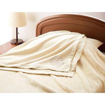 ニシカワ シルク入り綿毛布 毛羽部分 FQ82024000 ギフト対応可 送料無料-1