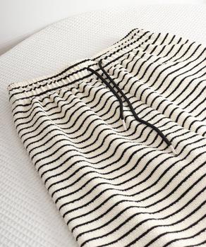 イージーパンツ ロング丈 ボーダー 新作 送料無料 即日発送-8