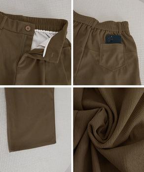 コーデュロイパンツレディースワイドパンツ 送料無料 即日発送-9