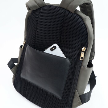 ナイロン風 10ポケット ミディアムサイズ リュック A4収納可能 定番 COOCO 送料無料 即日発送-14