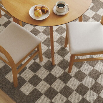 ラグ ダイニングラグ 約240×330cm 防ダニ 抗菌 はっ水 日本製 モニカ 2カラー 3サイズ 送料無料-9