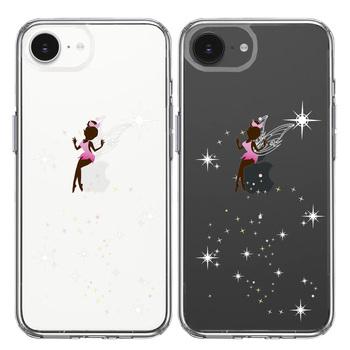 iPhone16e ケース クリア ピーターパン 妖精 2 スマホケース 側面ソフト 背面ハード ハイブリッド 送料無料-1