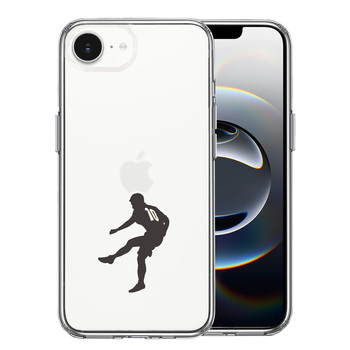 iPhone16e ケース クリア サッカー FW ストライカー スマホケース 側面ソフト 背面ハード ハイブリッド 送料無料-0