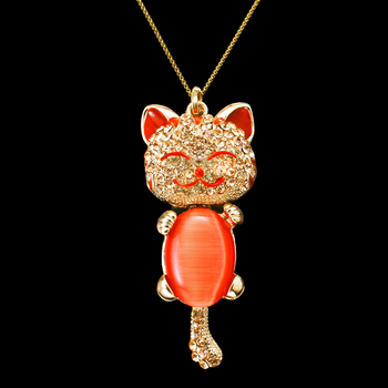 お願い小猫の招福ペンダント 送料無料-2