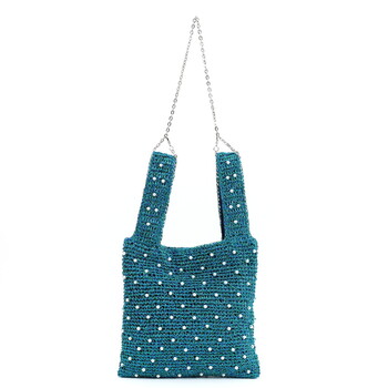 パール付 メタリック 2WAYバッグ 2026新作 COOCO 送料無料 即日発送-12