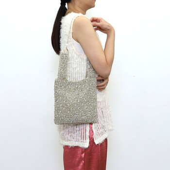 パール付 メタリック 2WAYバッグ 2026新作 COOCO 送料無料 即日発送-27