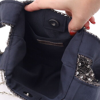 パール付 メタリック 2WAYバッグ 2026新作 COOCO 送料無料 即日発送-7