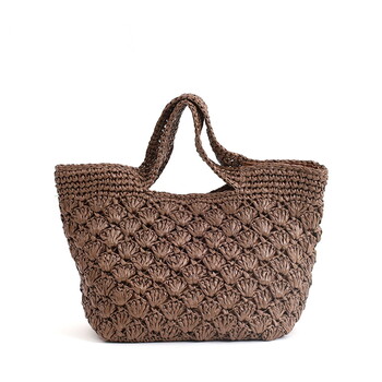 カラフル PPヒモ柄編み かごバッグ かごバッグ COOCO クーコ 送料無料 即日発送-16