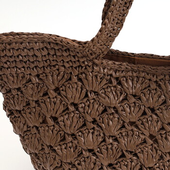 カラフル PPヒモ柄編み かごバッグ かごバッグ COOCO クーコ 送料無料 即日発送-19