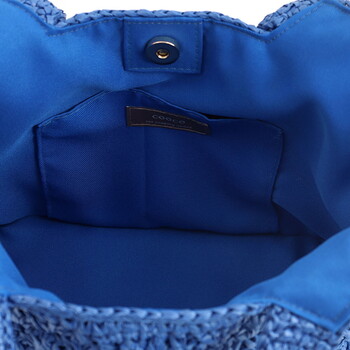 カラフル PPヒモ柄編み かごバッグ かごバッグ COOCO クーコ 送料無料 即日発送-8