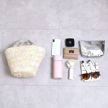 ラメ糸星柄刺繍メイズブレード カゴバッグ かごバッグ COOCO クーコ 送料無料 即日発送-20