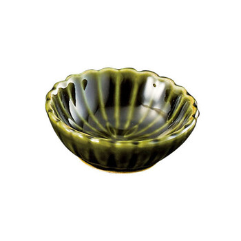 八重菊 千代久 ルリ 織部 日本製 美濃焼 3個セット 送料無料-1