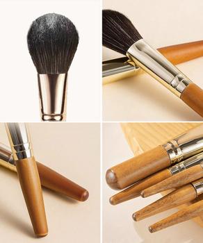 メイクブラシ9本セット 携帯用ケース付き 送料無料 即日発送-9