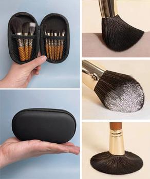 メイクブラシ9本セット 携帯用ケース付き 送料無料 即日発送-5