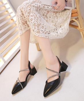 ポインテッドトゥパンプス ラインストーン 送料無料 即日発送-3