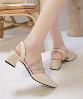 ポインテッドトゥパンプス ラインストーン 送料無料 即日発送-7