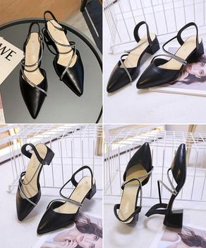 ポインテッドトゥパンプス ラインストーン 送料無料 即日発送-8