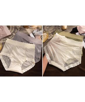 ハイウエスレースショーツ レディース下着 送料無料 即日発送-7