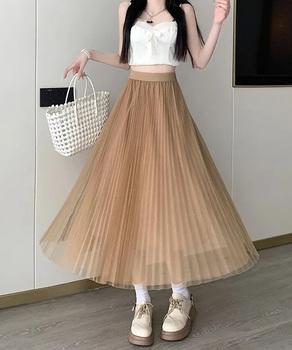 チュールスカートレディースロングスカート 送料無料 即日発送-4