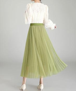 チュールスカートレディースロングスカート 送料無料 即日発送-5