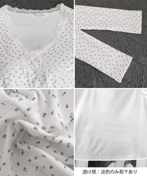 カップ付きトップス レディース Vネック 送料無料 即日発送-9