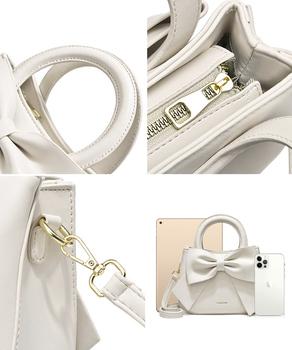 リボンハンドバッグ ミニショルダーバッグ 送料無料 即日発送-9