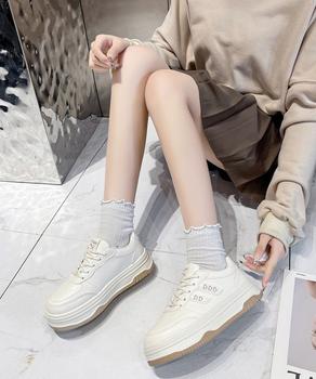 スニーカー 厚底スニーカー ローカット 美脚シューズ 送料無料 即日発送-5