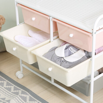 キッズ収納3段 color 6マス 送料無料-10
